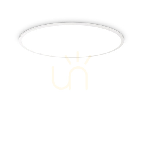 Check External Ceiling Light Ideallux FLY Slim D90 White 4000K 68W 306698