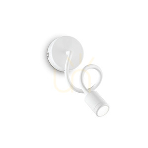 Wall Light Ideallux Focus 097183 White LED 4W Adjustable 28-55 cm small 0