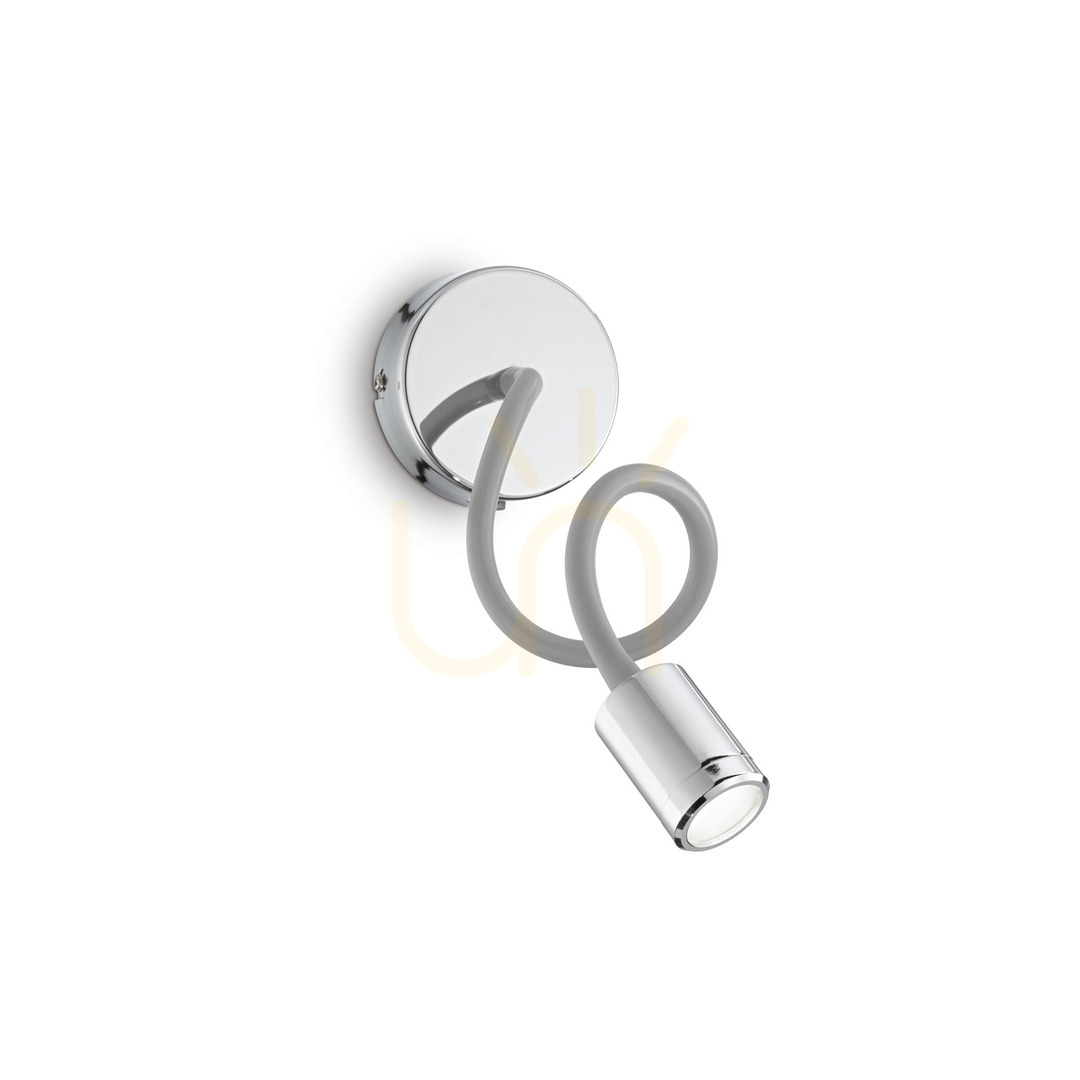 Wall Light Ideallux Focus 1 Chrome Adjustable LED 4W 097206