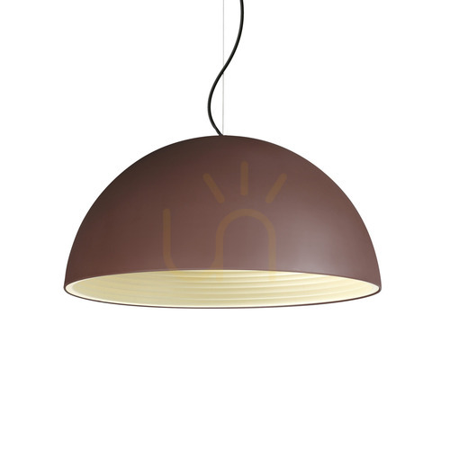 Check Pendant Light Ideallux Folk SP1 D50 Coffee Turquoise Metal 174228