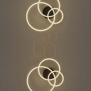 Plafon sufitowy Ideal Lux Frame Cerchio czarny LED 41W 61 cm 269825 small 2