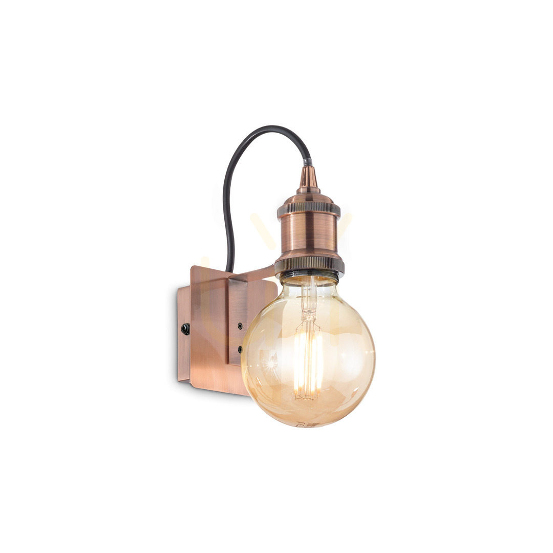 Wall Light Ideal Lux Frida AP1 Copper Metal E27 163338