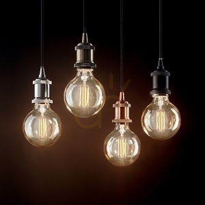 Pendant Light Ideallux FRIDA SP1 Brunito Brass Metal E27 122083 small 2