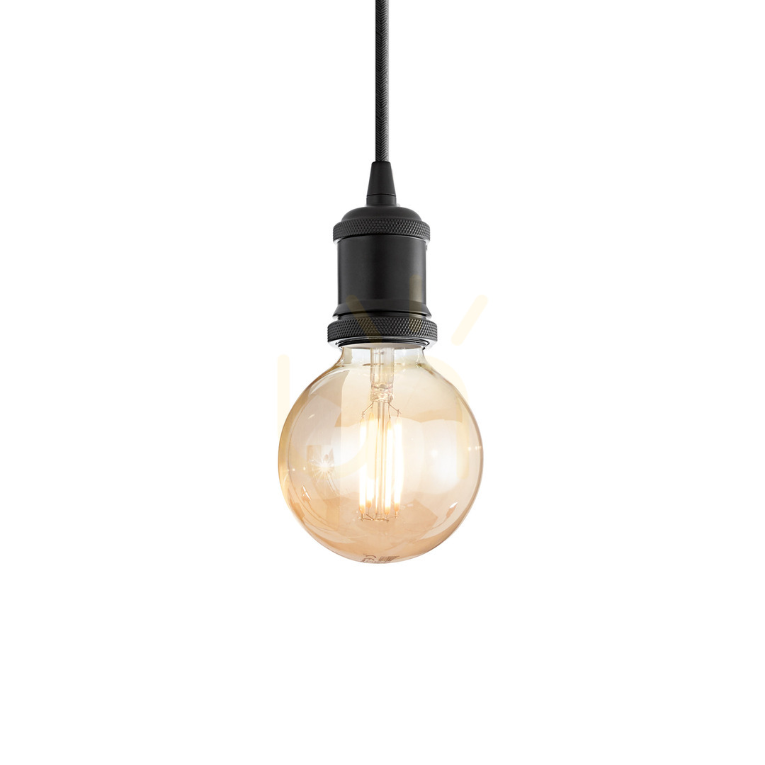 Pendelleuchte Ideallux FRIDA SP1 NERO schwarz Metall E27 139425