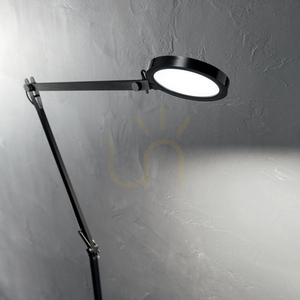 Standing Lamp Ideallux Futura PT Black LED 145 cm 204949 small 2
