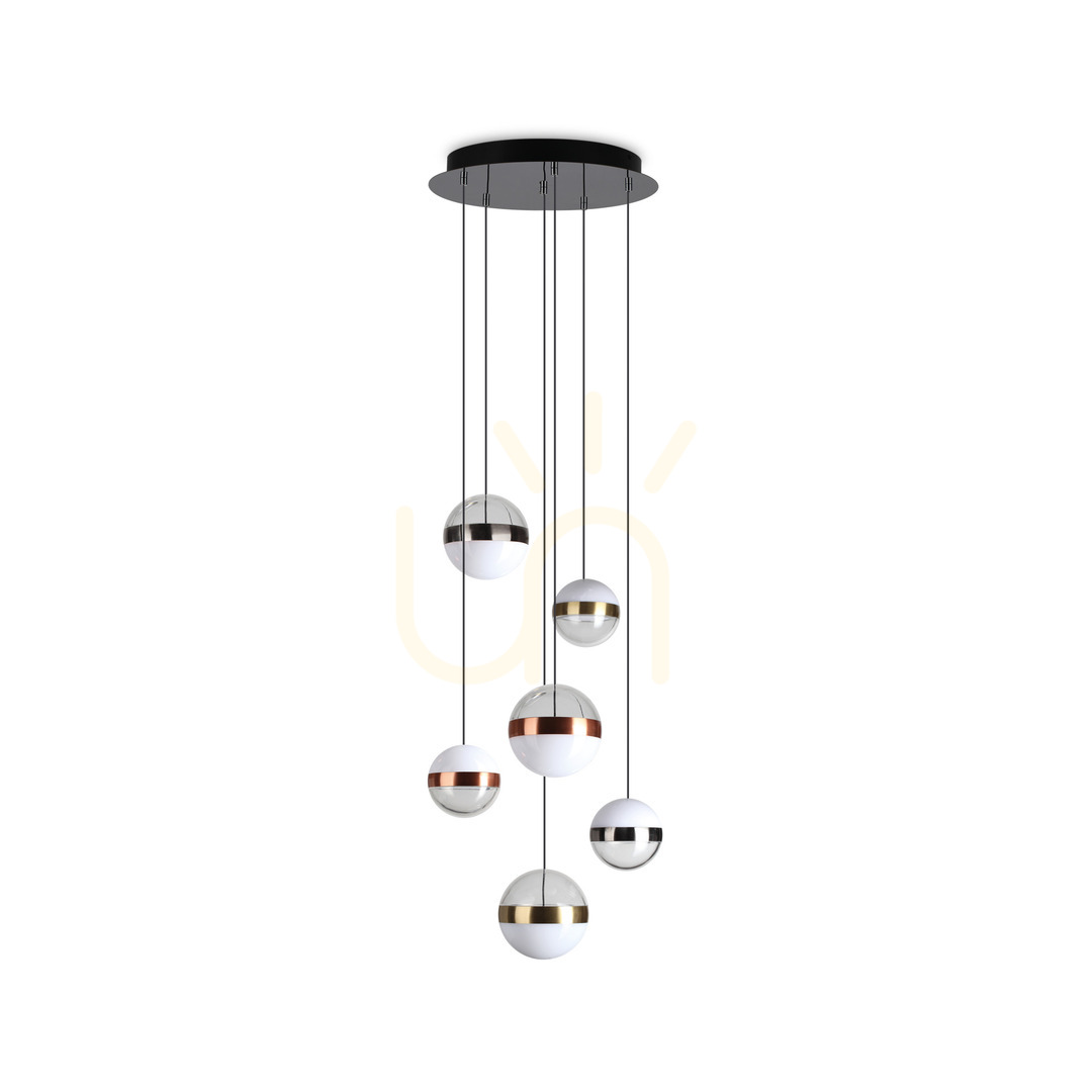 Pendelleuchte Ideallux GALAXY SP6 weiß LED 58W 40 cm 321172