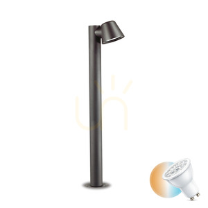 Outdoor Standing Light Ideallux GAS 139470 Anthracite 80 cm GU10 small 0