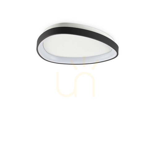 Check Plafon sufitowy Ideallux Gemini PL D042 czarny LED 24W 3000K 42,5 cm 328027