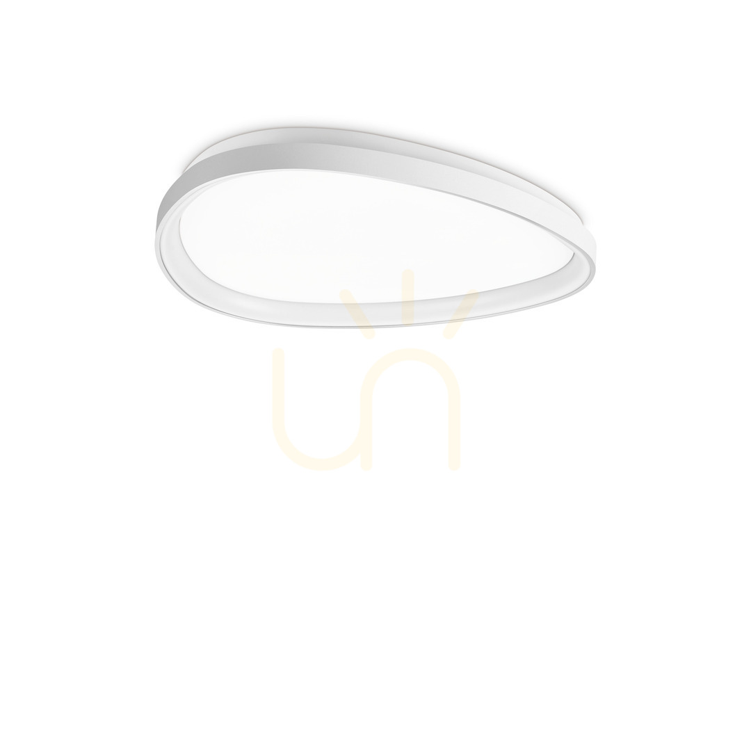 Plafon sufitowy Ideallux Gemini PL D061 DALI/PUSH biały LED 61 cm 328942