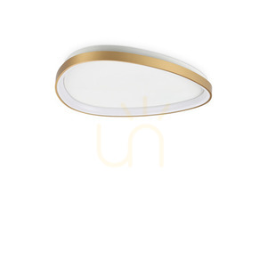 Ceiling Light Ideallux Gemini Brass 61 cm LED 3000K 328065 small 0