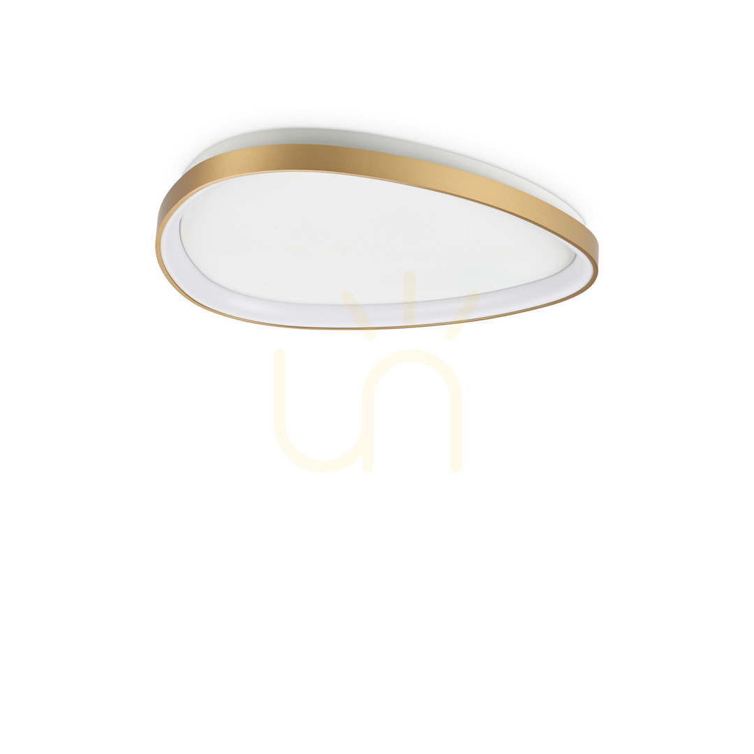 Ceiling Light Ideallux Gemini Brass 61 cm LED 3000K 328065