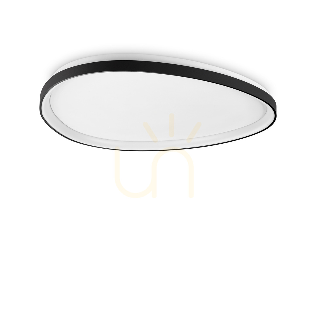 Plafon Ideallux Gemini PL D081 DALI/PUSH Nero czarny 81 cm 328980