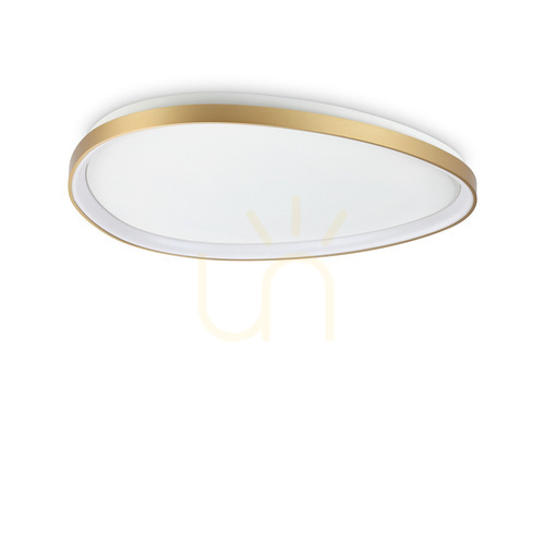 Check Plafon Ideallux Gemini PL D081 Brass 81 cm LED 42W 3000K 328096