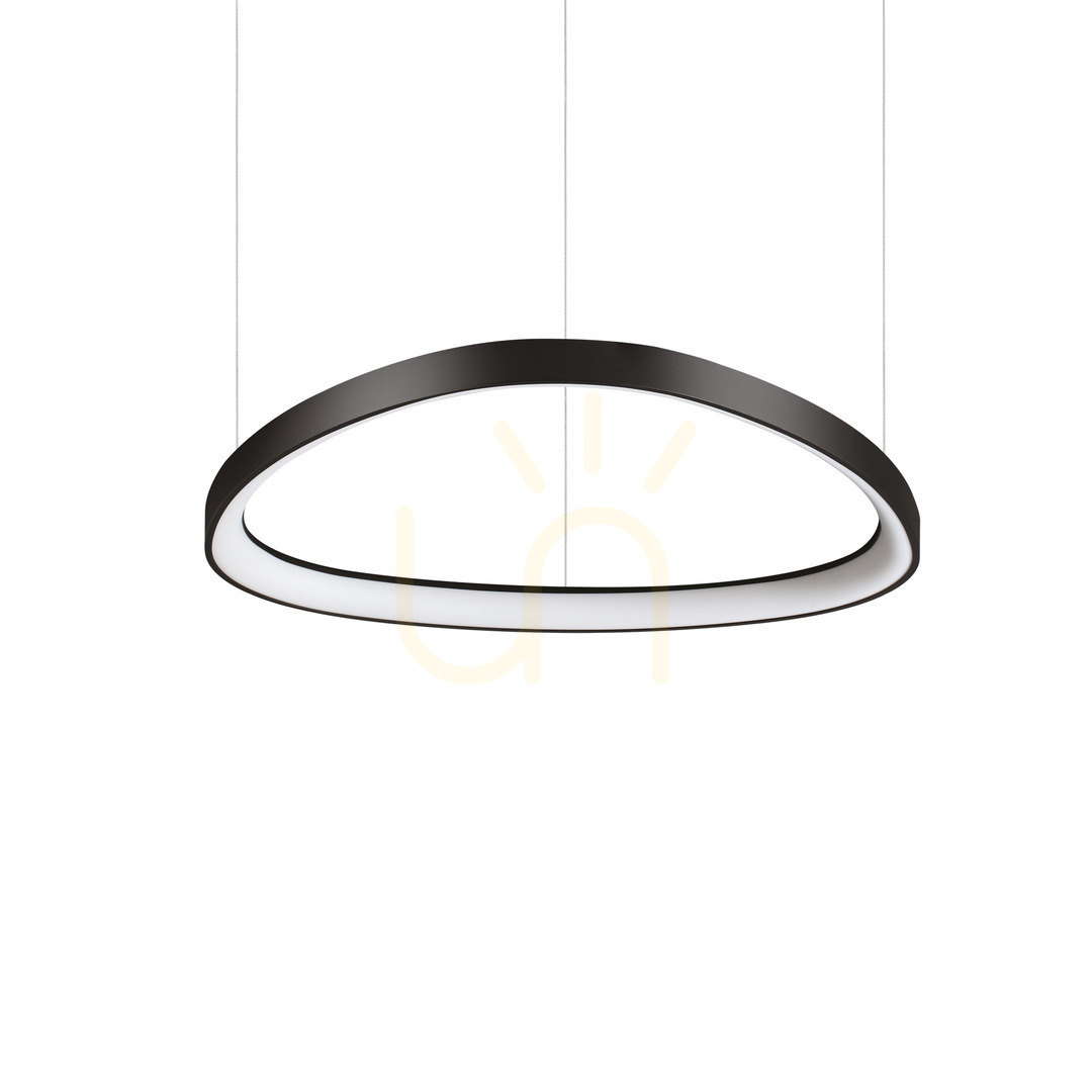 Pendant Light Ideallux Gemini D061 DALI/Push Black LED 61 cm 304694
