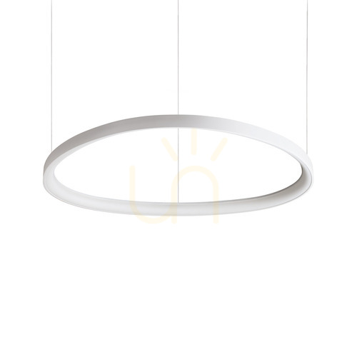Check Pendant Light Ideallux Gemini D081 DALI/Push White 81 cm 304748
