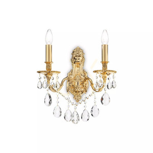 Wall Light Ideallux Gioconda AP2 Argento Silver Crystal 2xE14 044910 small 2