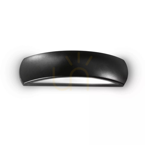 Check Outdoor Wall Lamp Ideallux Giove AP1 Anthracite 33 cm Aluminum 092188