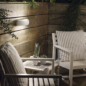 Outdoor Wall Lamp Ideal Lux Giove AP1 Nero Black 33 cm 092201 small 2