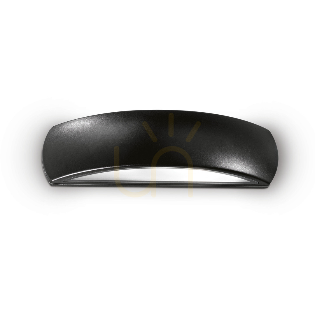 Outdoor Wall Lamp Ideal Lux Giove AP1 Nero Black 33 cm 092201