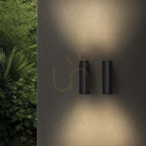 Outdoor Wall Lamp Ideallux GUN AP2 BIG Aluminum Silver 033020 small 8