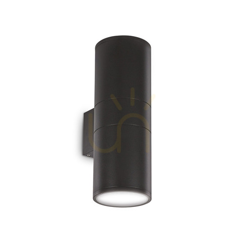 Check Outdoor Wall Lamp Ideallux GUN AP2 BIG Nero Black 2xE27 092317