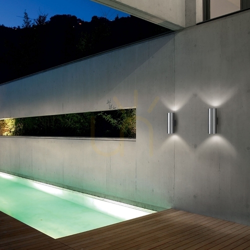 Check Outdoor Wall Lamp Ideallux Gun AP2 Small Anthracite 236841