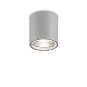 Outdoor Ceiling Light Ideallux GUN PL1 Grigio Grey GU10 11cm 163642 small 4