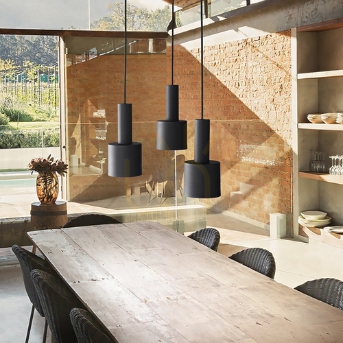 Check Pendant Light Ideallux Holly SP1 Black Metal E27 12 cm 231563