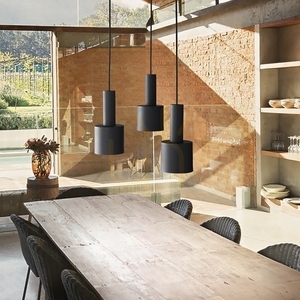 Pendant Light Ideallux Holly SP1 Black Metal E27 12 cm 231563 small 1