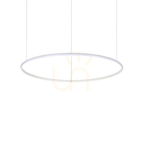 Check Pendant Light Ideal Lux HulaHoop SP D081 White LED 81.5 cm 258768