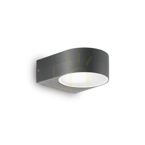 Check Outdoor Wall Lamp Ideallux IKO Anthracite Metal E27 018515
