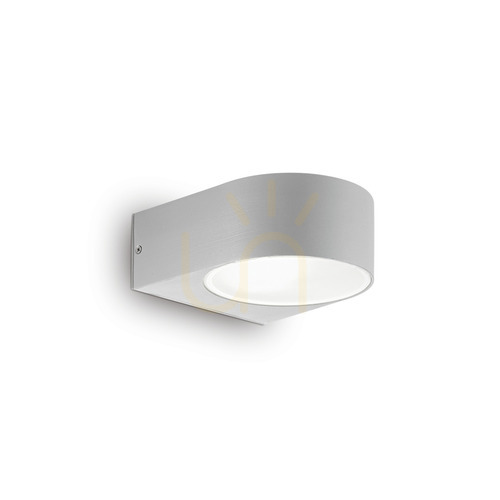 Check Outdoor Wall Lamp Ideallux IKO AP1 Grigio Grey Metal E27 092218