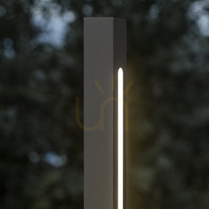 Outdoor Standing Lamp Ideallux JEDI Anthracite 160.5 cm 306803 small 5