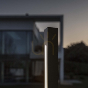 Outdoor Standing Light Ideallux JEDI H160 Black 293202 small 8