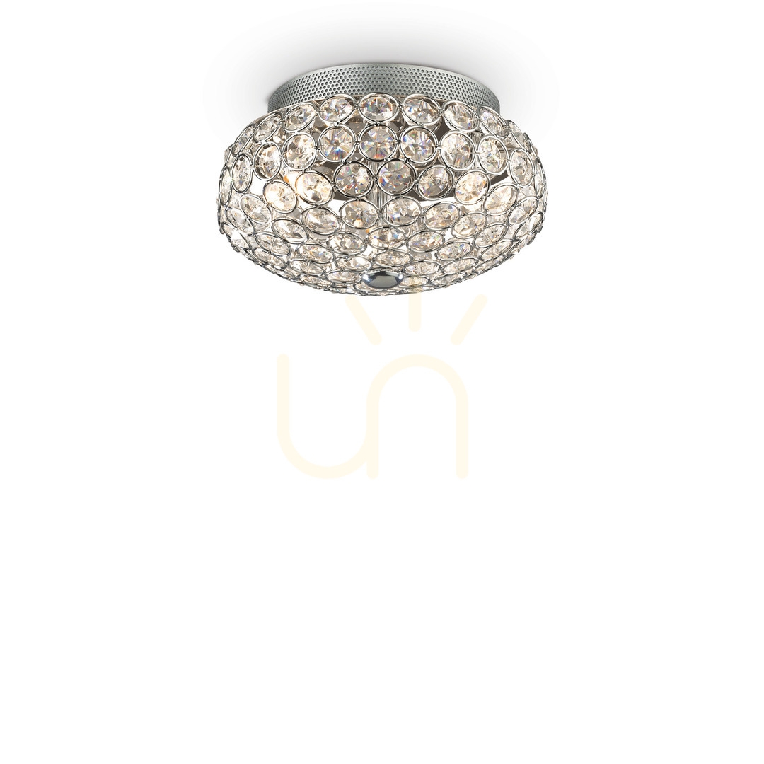 Plafon sufitowy Ideal Lux King PL3 Cromo chrom 3xG9 25,5 cm 075389