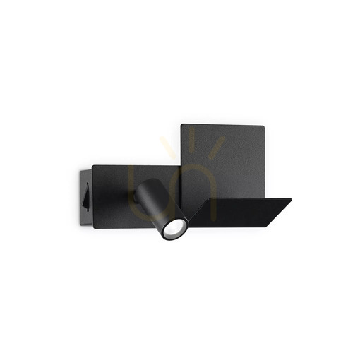 Check Wall Light Ideallux Komodo 291789 White Metal LED 20 cm