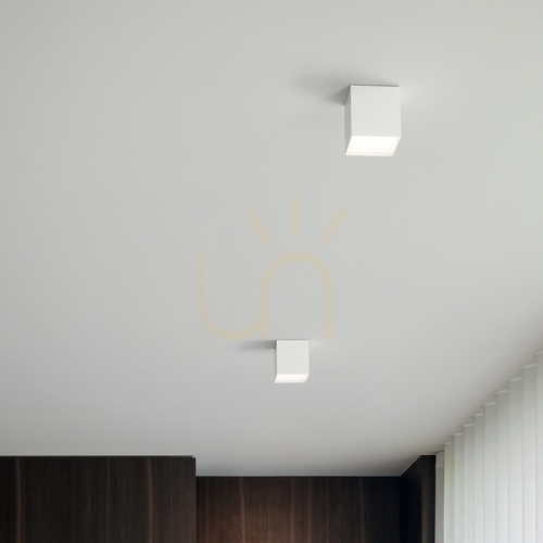 Check Plafon Ideallux KUBIKO PL BIANCO biały LED 10W 10 cm 303321