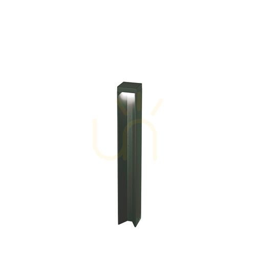Check Outdoor Standing Lamp Ideallux Kurt 306872 Black 65 cm 3000K IP54