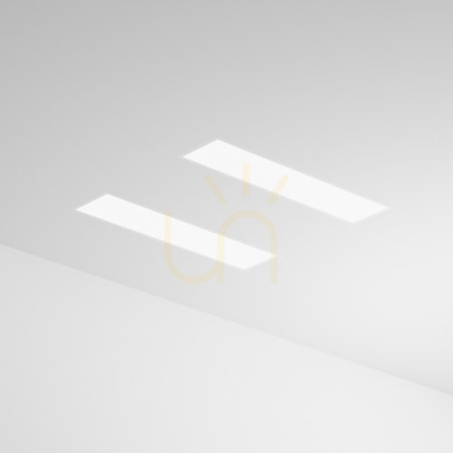 Check Recessed Frame Ideallux LED PANEL White 62.5 cm Aluminum 267692