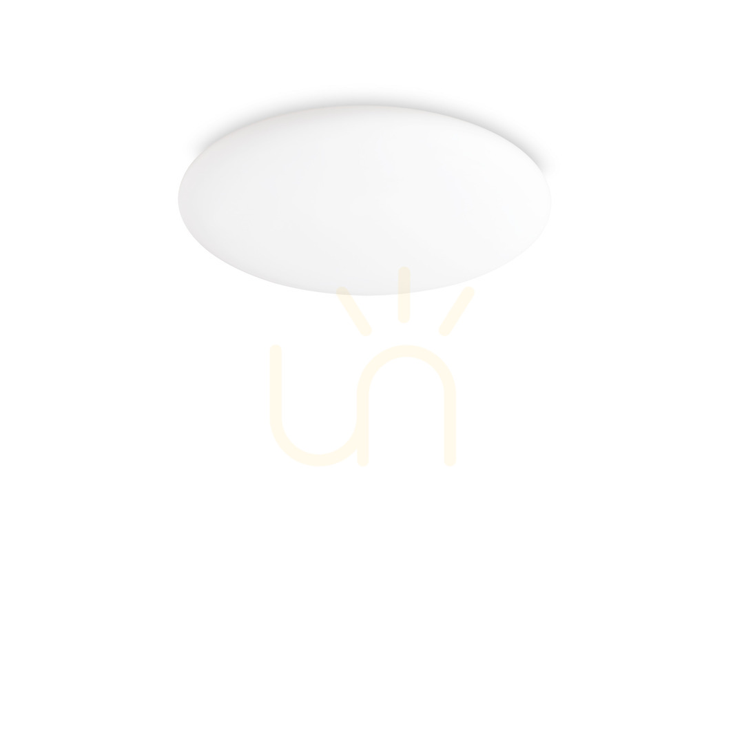 Plafon Ideallux LEVEL PL D40 biały LED 22W 261164