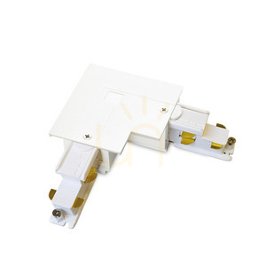 Left Track Connector Ideallux LINK Trim DALI 1-10V White 256030 small 0