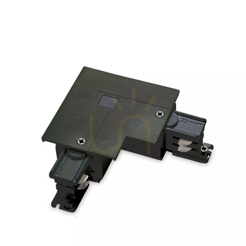 Check L Connector Ideallux LINK Trim Right On-Off Black 11 cm 188102