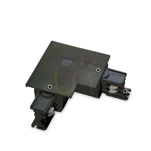 Check L Connector Ideallux LINK Trim Right On-Off Black 11 cm 188102