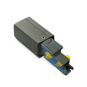 Track End Cap Ideallux LINK Trimless Left DALI 1-10V Black 246512 small 1