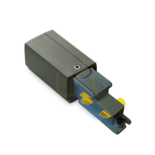 Check Track End Cap Ideallux LINK Trimless Left DALI 1-10V Black 246512