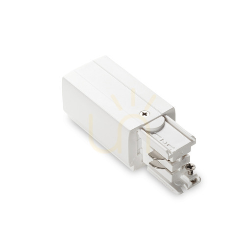 Check Track connector end left Ideallux LINK Trimless white 169583