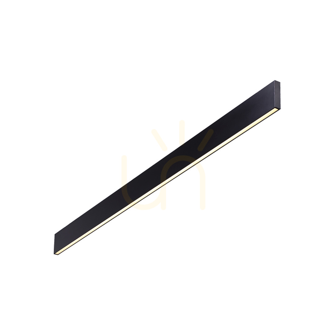 Wall Light Ideallux Linus AP Black LED 3000K 120 cm 32W 242019