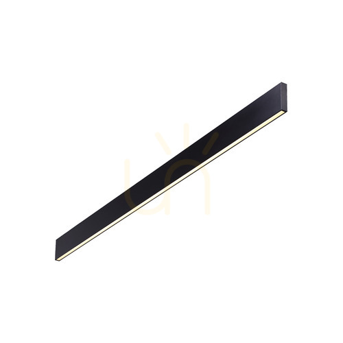 Check Wall Light Ideallux Steel 268071 Black LED 32W 4000K 120 cm
