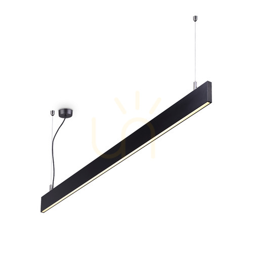 Check Pendant Light Ideallux Steel Linus Black LED 32W 3000K 120 cm 241975