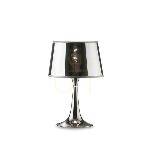 Check Table Lamp Ideallux London TL1 Small Chrome 032368